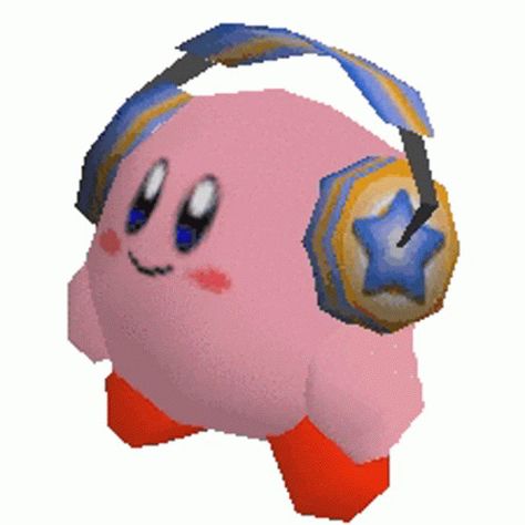 Pfps Cute, Kirby Pokemon, Music Gif, Gif Cute, Kirby Memes, Kirby Nintendo, Kirby Games, Kirby Art, Video Game Music