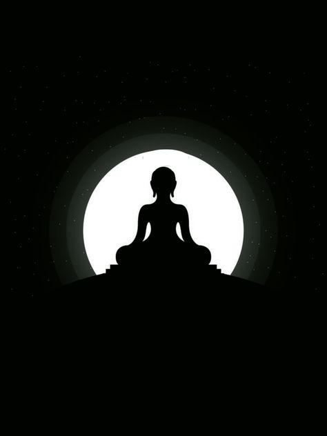 Buddha Profile Picture, Meditation Photo, Buddhism Symbols, Meditation Photos, Black God, Buddha Tattoo, Friend Lyrics, Instagram Dp, Comic Poster