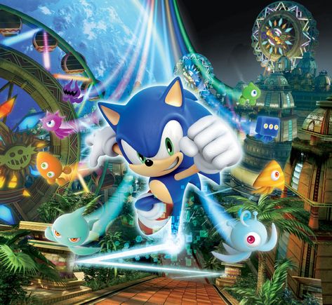 Sonic Colors Box Artwork Sonic Songs, Wii Game, Nintendo Ds Games, Ds Games, Wii Games, X Games, Alien Races, 16 Bit, Color Games