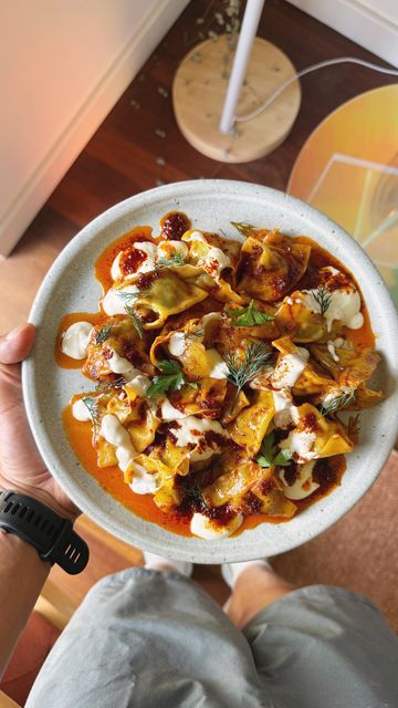 Manti Dumplings, Manti Recipe, Turkish Lamb, Tomato Butter, All Spice, Aleppo Pepper, Pepper Spice, Garlic Clove, Wonton Wrappers