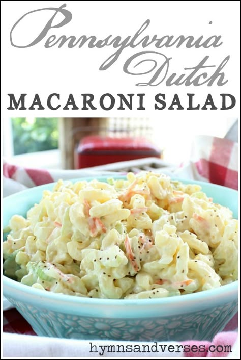 German Macaroni Salad, Amish Macaroni Salad Recipe Pennsylvania Dutch, Amish Macaroni Salad Pennsylvania Dutch, Amish Macaroni Salad Recipe, Summer Macaroni Salad, Pa Dutch Recipes, Amish Macaroni Salad, Easy Apple Dumplings, Macaroni Salads