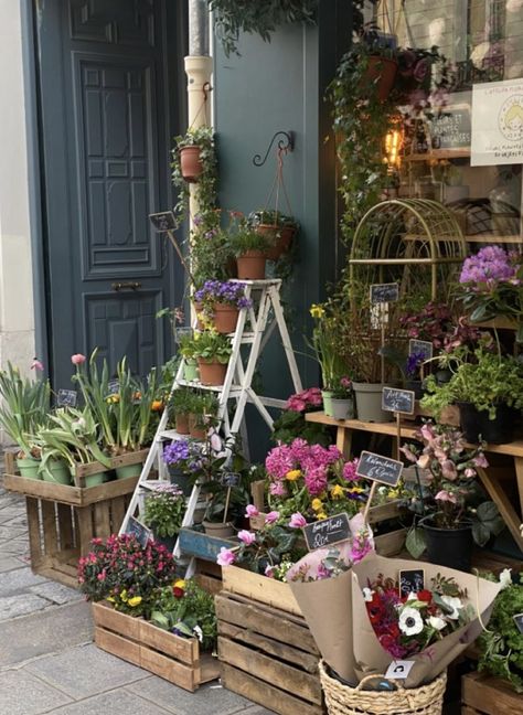 Flower Shop Entrance, Flower Shop Decor Ideas, Japanese Flower Shop, Flower Shop Interiors Design Florists, Floral Shop Interior, Vintage Flower Shop, Flowershop Aesthetic, Flower Shop Interiors, Aesthetics Photography