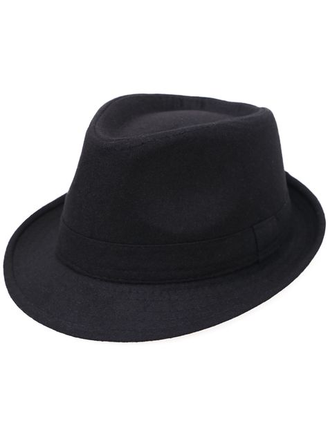 Simplicity - Men's Manhattan Fedora Hat Designed Black Color Cap - Walmart.com - Walmart.com Noir Spiderman, Borsalino Hats, Tech Wear, Black Fedora, Dark Wear, Well Dressed Men, Wedding Plans, Fedora Hat, Stray Dogs