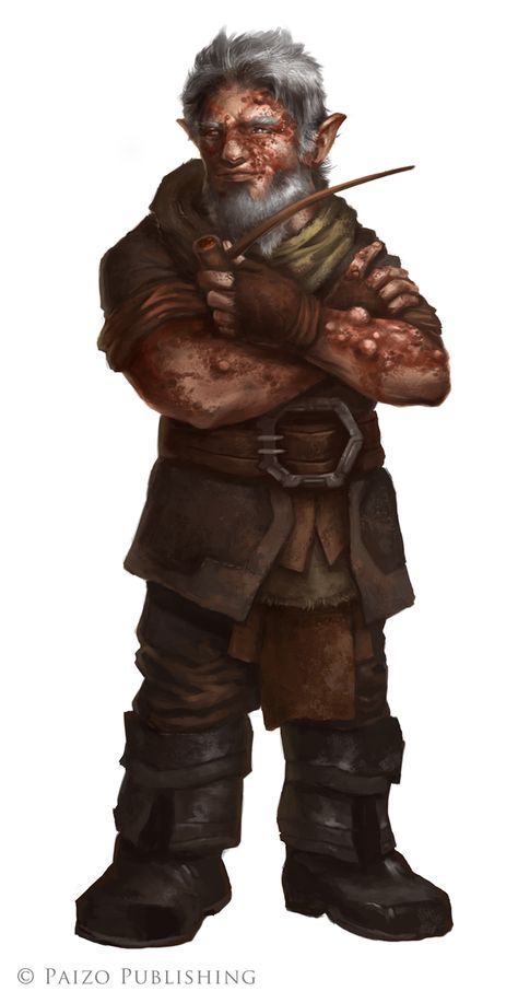 Old halfling with a pipe Old Halfling, Halfling Rogue, Monster Artwork, Tabletop Rpg Maps, City Folk, Fantasy Races, Dnd Art, Fantasy Rpg, Character Design Male