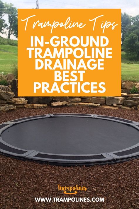 In The Ground Trampoline Diy, Underground Trampoline Ideas, Diy Trampoline In Ground, Burying Your Trampoline, Buried Trampoline Backyard Ideas, How To Bury Your Trampoline, Underground Trampoline Diy, Inground Trampoline Diy, Inground Trampoline Landscaping