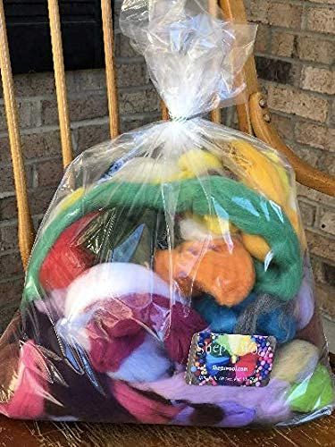 PRICES MAY VARY. 12 oz Sampler Bag Full of Mixed Color Merino Wool for All Arts and Crafts Create Multi Color Wool Yarn by Making Rolags or Spinning Your Own Blends Wet Felt or Needle Felt into Dolls, Cretures, Any Wool Felting Project! Make Wool Dryer Balls that are Colorful Make Wool Covered Soap that are Beautiful and Exfoliating Spinning Felting Wool Fiber-Mixed Merino Top and Roving Bag- 12 oz You will receive a mixed bag of primarily Merino Wool fiber. Contains multiple color hues and shad Roving Wool, Spinning Wool, Wool Felting, Felting Wool, Spinning Yarn, Wool Roving, Wool Balls, Wet Felting, Color Samples