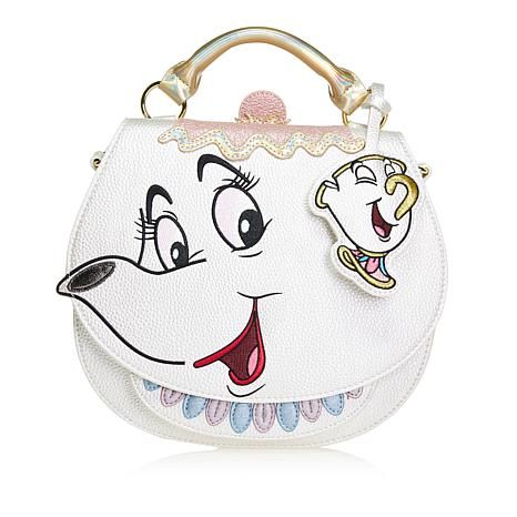 HSN Teams Up With Danielle Nicole Danielle Nicole Disney, Mrs Potts, Disney Purse, Danielle Nicole, Disney Handbags, Disney Bag, Unique Purses, Leather Saddle Bags, Vintage Purses