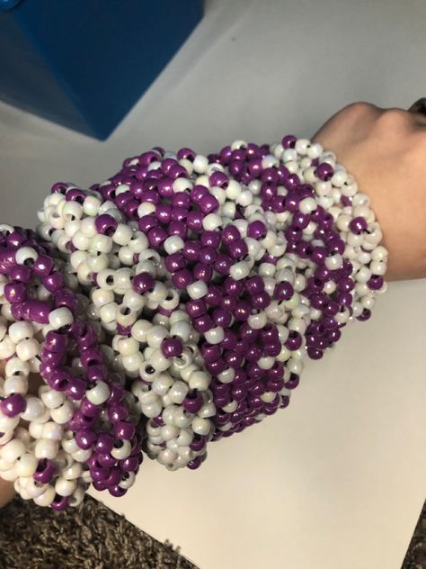 A giant triple rotator cuff I made (: Rotator Cuff Kandi, Kandi Inspiration, Kandi Cuff Patterns, Kandi Inspo, Kandi Perler, Kandi Kid, Kandi Cuff, Kandi Ideas, Kandi Patterns