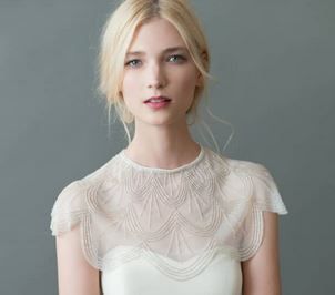 Tulle Capelet Wedding Dress With Capelet Vintage, Elegant Wedding Capelet Shawl, Elegant Wedding Shawl Capelet, Elegant White Capelet With Cape Sleeves, Wedding Dress Capelet, Bridal Capelet Beaded, Bridal Cover Up, Jenny Yoo, Beaded Tulle