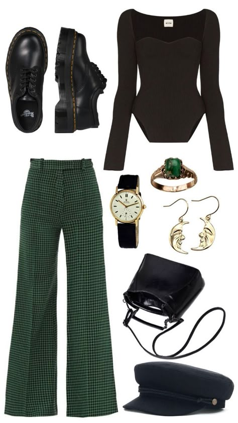 Slytherin Professor Outfit, Work To Concert Outfit, Feyre Fashion, Plus Size Outfits Trendy, Halloween Theme Outfits, Business Casual Wedding Attire Women, Funky Chic Outfits, Nyc Office Outfits, Red Lipstick Outfit Casual