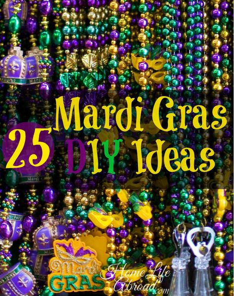 Diy Karneval, Mardi Gras Diy, Mardi Grad, Mardi Gras Party Decorations, Madi Gras, Mardi Gras Crafts, Mardi Gra, Mardi Gras Food, Mardi Gras Carnival