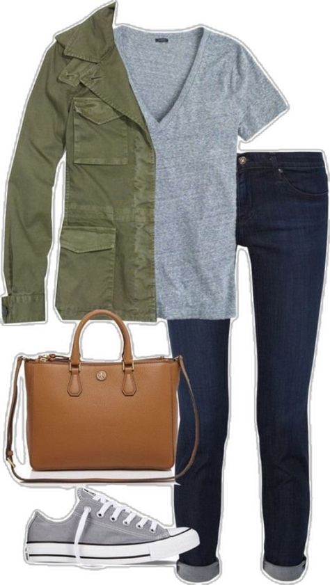 Mode Casual, Casual Work Outfits, Looks Chic, Casual Fall Outfits, Mode Inspiration, Green Jacket, Fall Winter Outfits, Work Casual, Outfits Casuales