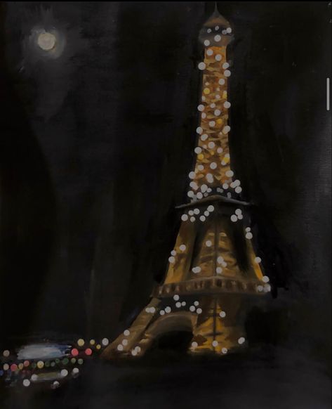 Paris Gouache Painting, Painting Paris, Drawing Help, Gouache Paint, Gouache Painting, Eiffel Tower, Tower, Sketch, Paris