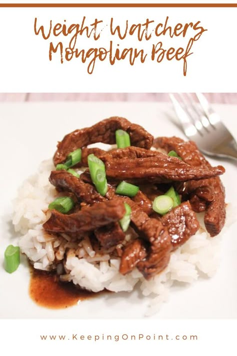 Thirty Minute Meals, Weight Watchers Instant Pot, Weight Watchers Crock Pot Recipes, Weight Watchers Meals Dinner, Ww Dinners, Mongolian Beef Recipes, Breakfast Soup, Weight Watcher Meals, Weight Watchers Food