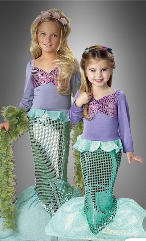 Mermaid Costume Kids, Girl Silk Dress, Girls Mermaid Costume, Diy Mermaid Tail, Mermaid Costume Diy, Kids White Dress, Mermaid Costumes, Little Mermaid Dresses, Princess Dress Kids