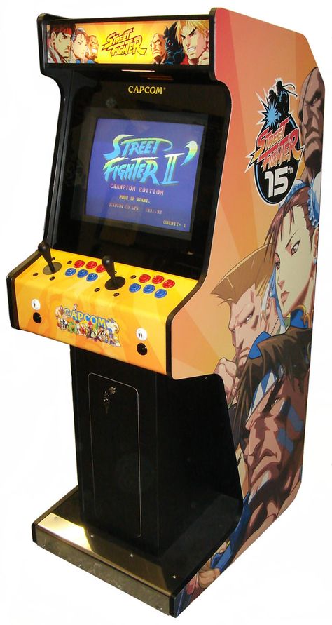 Memories from arcade at fish and chip shop as a kid! Old School Arcade, Street Fighter Arcade, Retro Arcade Machine, Arcade Stick, Arcade Room, School Video, Street Game, Retro Arcade Games, Arcade Video Games