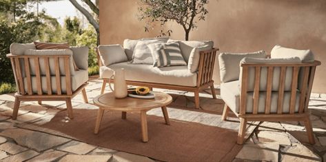 Alfresco Living, Round Outdoor Dining Table, Homeware Store, Contemporary Outdoor Furniture, Freedom Furniture, Alfresco Dining Area, Outdoor Range, Small Courtyards, Biophilic Design