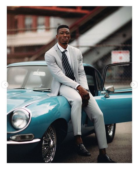 Men Photography With Car, Photoshoot With Car Men, Man With Car Photoshoot, Man Posing With Car, Men In Cars Photography, Car Pose, Car Shoot, Prom Photography, Car Poses