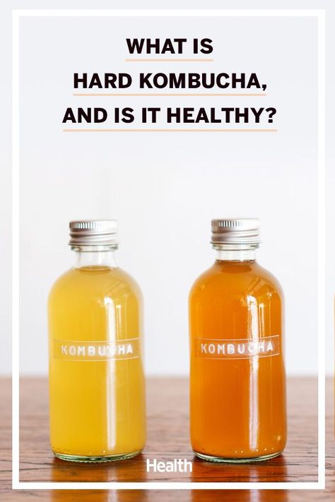 Here, nutritionists break down the basics of hard kombucha, including how it ranks nutritionally and whether it should be your new happy hour order. #hardkombucha #health #alcohol Hard Kombucha, Kombucha Brands, Kombucha Benefits, Serving Wine, 300 Calories, Hard Seltzer, Fermented Drink, Beneficial Bacteria, Alcohol Content