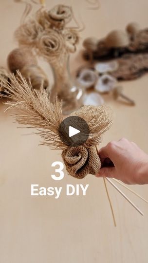 180K views · 25K reactions | 3 Easy DIY 

#createdbyandi #tutorial #flower #easy #handmade #diy #floral #created  #creativelife #hobbylobby #creative #ribbon #instaflowers #instagram #craft #ideas #gift #ribbon #virág #decor #szalag #ribbonflower #rose #reels #reelsinstagram #reel #idea #burlap #dollartree #dollartreediy | Created by Andi | Alex G · Magic (Instrumental) Alpillera Ideas, Burlap Ribbon Crafts, Burlap Flower Tutorial, Burlap Ribbon Wreaths, Burlap Roses, Easy Handmade, Christmas Arts And Crafts, Jute Crafts, Alex G