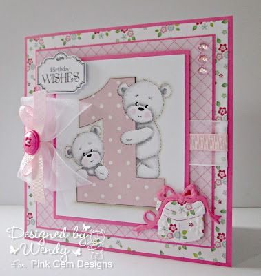 Card Making Kids, Baby Birthday Card, Craft Challenge, Baby Cards Handmade, First Birthday Cards, Homemade Birthday Cards, 1st Birthday Cards, Wedding Cards Handmade, Girl Birthday Cards