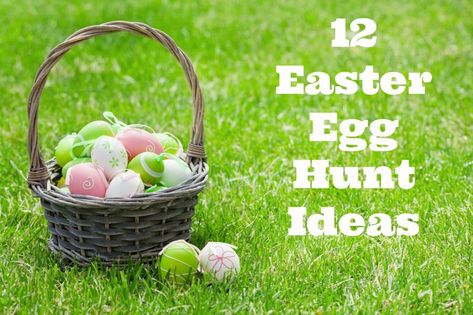 Fun indoor or outdoor Easter Egg hunt ideas! Creative ways to hide eggs & hunts for toddlers, preschoolers, big kids, tweens & teens and groups! Easter Coupons, Adult Easter Egg Hunt, Egg Hunt Clues, Easter Egg Hunt Ideas, Easter Egg Hunt Clues, Egg Hunt Ideas, Egg Fillers, Backyard Activities, Adult Easter