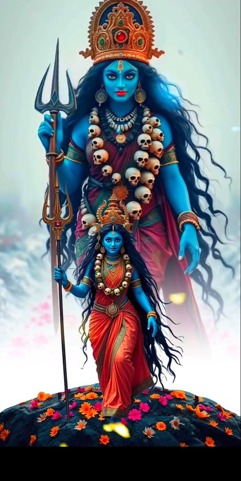 Jay Maa Kali, Maa Kali Photo, Photo To Cartoon Photoshop, Gold Abstract Wallpaper, Maa Kali Images, Eternal Symbol, Kali Images, Durga Picture, Ganesha Photos