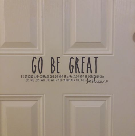 Door Vinyl Design, Paint Doors Interior, Door Quotes, Simply Home, Great Thinkers, Christian Verses, Door Murals, Board Wall, Door Decals