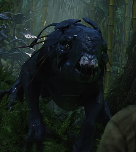 Thanathor (Palulukan), from “Avatar” (2009). Avatar Animals, Avatar Oc, Avatar James Cameron, Avatar Films, Avatar Images, Dry Mouth, Avatar Fan Art, Pandora Avatar, Avatar Movie