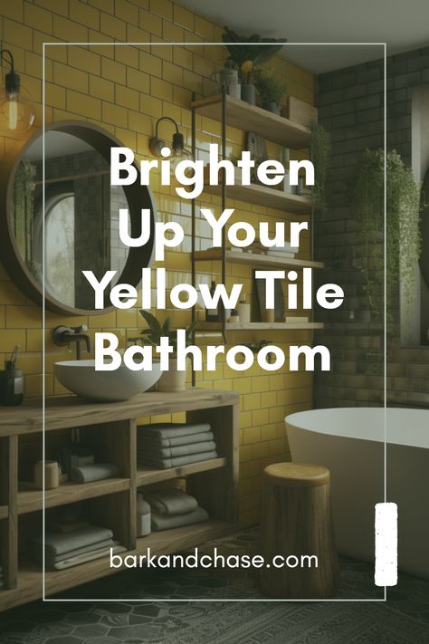 Is your yellow tile bathroom feeling a bit outdated? Don’t fret! Discover the best tips to revitalize your sunny space without a major overhaul. From creative color schemes and accessories that pop, to eco-friendly touch-ups you can do yourself, we've got all the inspiration you need. Dive into cost-effective ideas to update your vintage vibes, while still keeping that touch of sunshine. Embrace a fresh, clean aesthetic with smart storage and stylish accents. Let’s transform your bathroom into a cheerful haven today! Yellow Tile Bathroom Ideas, Yellow Tile Bathroom, Vintage Yellow Bathroom, Yellow Bathroom Tiles, Tile Bathrooms, Space Saving Hacks, Yellow Tile, Yellow Bathrooms, Clean Aesthetic