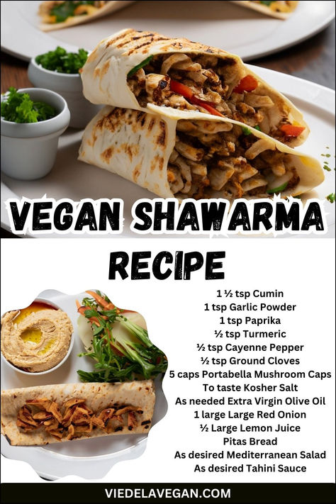 Vegan Shawarma Recipe Jackfruit Shawarma, Tofu Shawarma Recipe, Vegetarian Shawarma Recipe, Tofu Shawarma, Vegan Shawarma Bowl, Vegan Shawarma, Shawarma Spices, Vegan Vibes, Jackfruit Recipes