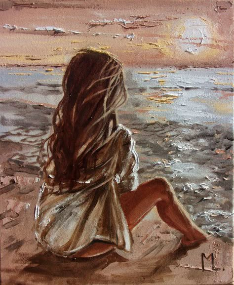 Monika Luniak, Painting Palette, Evening Sun, Art Office, Modern Urban, Office Art, Buy Paintings, Palette Knife, Beach Art