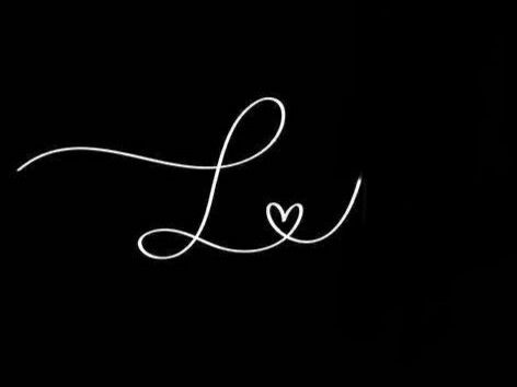 Initial L Tattoo, L Tattoo Initial, Cursive L Tattoo, Letter L Tattoo Ideas, L Letter Tattoo, Letter L Wallpaper, L Initial Tattoo, L Tattoo Letter, L Logo Design Letter