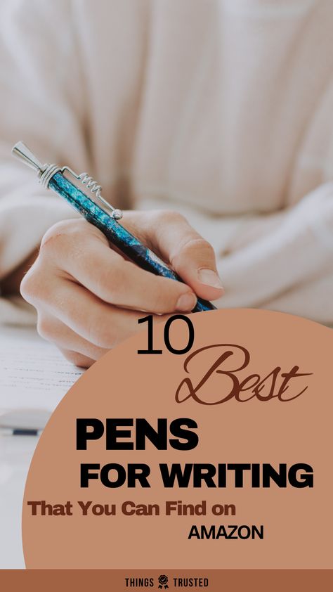 Elevate your writing experience with the 10 Best Pens for Writing! Our guide features top-rated pens that are smooth, comfortable, and offer a consistent ink flow. Whether you're in search of a budget-friendly option or the best of the best, our list has the perfect pen for your needs. From everyday writing to calligraphy and beyond, the 10 Best Pens for Writing will take your written words to the next level. Best Pen For Writing, Best Writing Pens, Good Writing Pens, Best Pens For Note Taking, Best Note Taking Pens, Pens For Journaling, Best Ink Pens For Writing, Best Pens For Writing, Caligraphy Pen