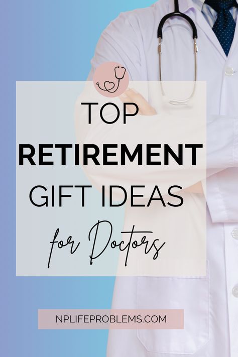 Finding the perfect retirement gift for that amazing doctor in your life? Check out our curated gift guide for thoughtful and memorable retirement gift ideas that honor their dedication and celebrate their accomplishments. From personalized keepsakes to luxurious experiences, we've got something special for every retired doctor. #RetirementGifts #DoctorRetirement #GiftIdeas #RetirementCelebration #ThankYouDoctor #MedicalRetirement #DoctorAppreciation #CelebrateSuccess #ShowYourGratitude Retirement Gifts For Doctor Medical, Retirement Gifts For Doctor, Physician Retirement Party Ideas, Retirement Party Ideas For Doctors, Doctor Retirement Gift Ideas, Dr Retirement Gift Ideas, Doctor Retirement, Doctor Retirement Gift, Doctor Retirement Party Ideas