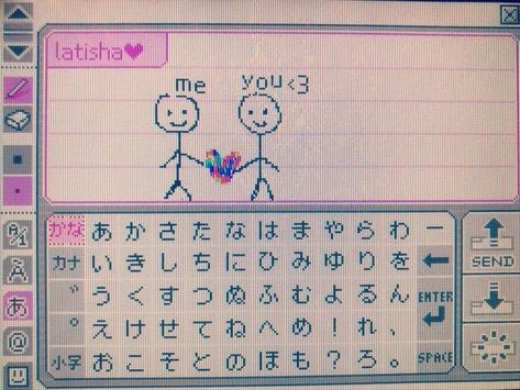 Pictochat Drawings, Pictochat Pink, Pink Pictochat, Pictochat Wallpaper, Pico Chat, Pictochat Aesthetic, Nintendo Aesthetic, Pink Nintendo, Webcore Aesthetic