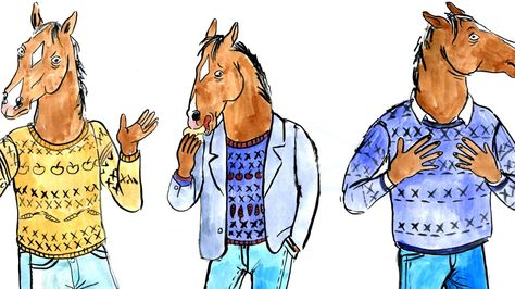 Lisa Hanawalt, Black Historical Figures, Baron Davis, Hilarious Images, Celebrate Women, First Animation, Bojack Horseman, Black Santa, Funny Horse