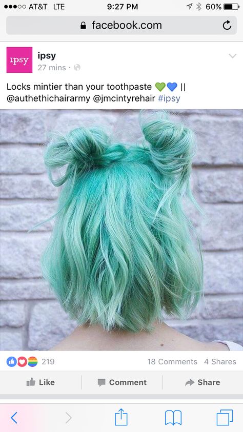 2018 Instagram, Pulp Riot Hair Color, Pulp Riot Hair, Bright Hair Colors, Hair Color Pastel, Curl Styles, Hair Color Purple, Bright Hair, Short Hair Color