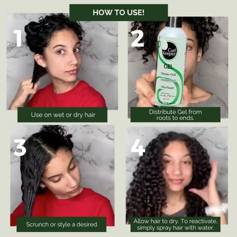 Curly Hair Styling Products Formulated for clean frizz-free styles that last for several days in all weather conditions. Best Gel For Curly Hair, Gel For Curly Hair, Curl Keeper, Frizz Free Curls, Medium Curls, Short Curly Haircuts, Defined Curls, Types Of Curls, Hair Down