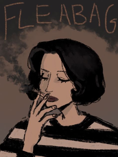 Fleabag Fanart, Drawing Process, Art Drawings, Fan Art, Paint, Tv, Drawings, Art