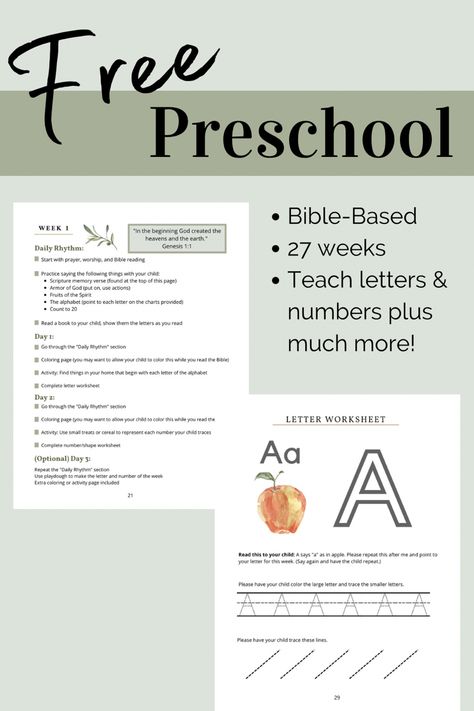 #preschool #christian #preschoolworksheets #preschoolathome Prek 4 Curriculum, Homeschool Lesson Plans Preschool, Prek Homeschool Curriculum Free Printable, Homeschool Preschool Curriculum Lesson Plans Free Printables, Homeschool Curriculum Preschool, Preschool Daily Schedule Printable Free, Preschool Homeschooling, Preschool Lessons Plans, Biblical Homeschooling