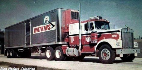 Watkins Motor Lines - 1:1 Reference Photos: Auto Shows, Personal vehicles (Cars and Trucks) - Model Cars Magazine Forum Cars Magazine, Semi Trailer Truck, Tractor Trailer Truck, Model Truck Kits, Truck Transport, Model Trucks, Heavy Duty Trucks, Kenworth Trucks, Trucking Companies