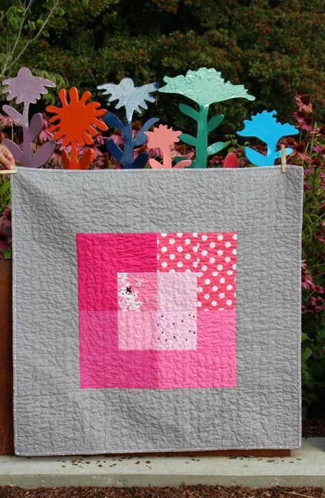 A Quilter's Table: Canvas, Baby Quick Quilts, Quilt Backs, Girl Quilts, Quilt Borders, Quilt Backing, Solid Quilt, Pink Chalk, Sew Simple, Cot Quilt