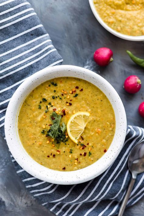 Middle Eastern Lentil Soup Middle Eastern Lentil Soup, Lebanese Arabic, Lentil Potato Soup, Lentils Benefits, Vegetable Stock Cubes, Lentil Soup Recipes, Carrots And Potatoes, Comfort Dishes, Lentil Recipes