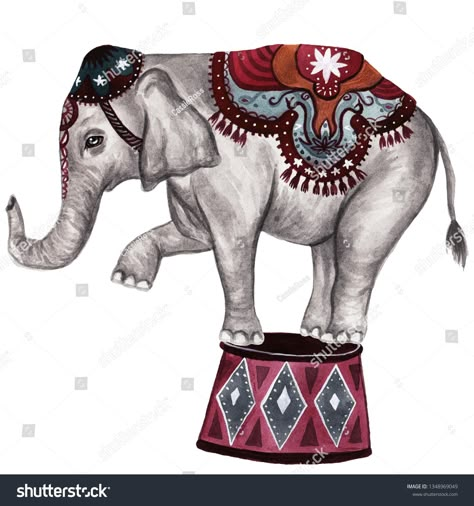 Vintage circus elephant illustration #Ad , #Sponsored, #circus#Vintage#illustration#elephant Vintage Circus Elephant, Circus Elephant Illustration, Circus Elephant Drawing, Circus Elephant Tattoo, Vintage Circus Aesthetic, Circus Drawing, Vintage Circus Performers, Elephant Circus, Animal Circus