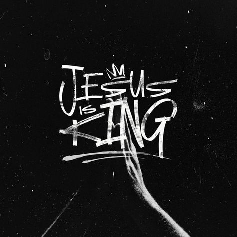 Jesus Design Graphic, Christian Graffiti Art, Christian Typography Design, Jesus Is King Tattoo, Jesus Is King Wallpaper, Graphic Design Christian, Jesus Graphic Design, Jesus Graffiti, Christian Graffiti