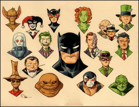 i am batman Doc Shaner, Batman Characters, Batman Villains, Comic Inspiration, Art Faces, White Walker, I Am Batman, Bruce Timm, Arte Dc Comics