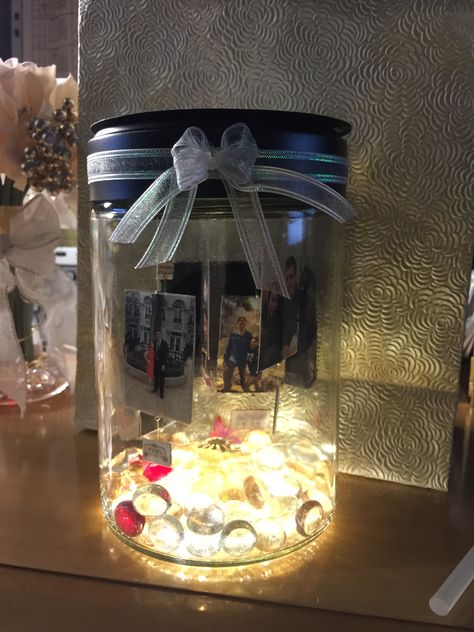 Fairy Lights In A Jar, Jenga Blocks, Memory Jar, Birthday Basket, Fairy Light, Jar Lights, The Jar, Life Ideas, Jar Gifts