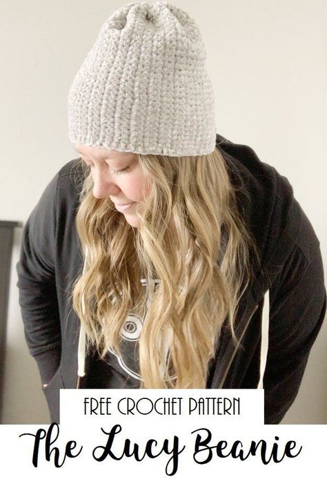 Crochet Velvet Beanie Pattern Free, Velvet Crochet Hat Pattern Free, Velvet Beanie Crochet, Crochet Velvet Hat, Easiest Crochet, Velvet Crochet, Friends Crochet, Easy Crochet Hat Patterns, Hats Collection