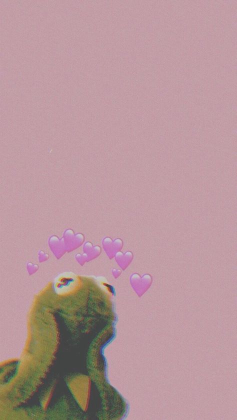 Heart Aesthetic Wallpaper Kermit Memes, Kermit Funny, Frog Wallpaper, Iphone Wallpaper Quotes, Inspiring Wallpaper, Funny Iphone Wallpaper, Funny Phone, Cute Tumblr Wallpaper, Dark Wallpapers